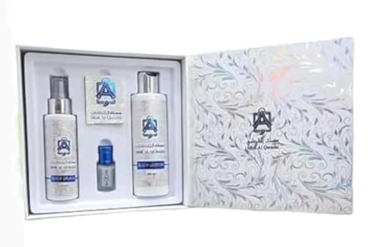 القرشى مجموعة مسك طهارة ابيض 4*1